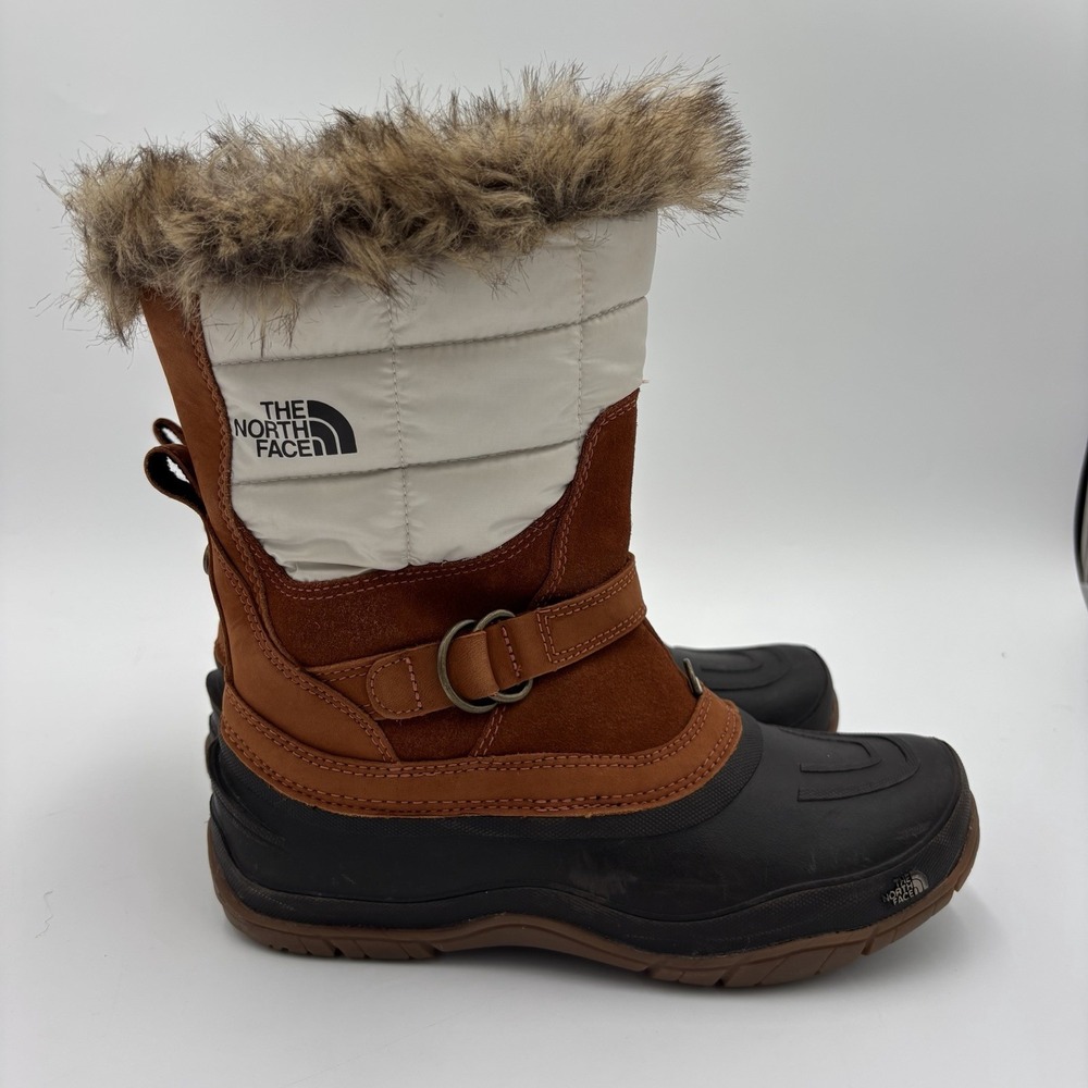 The North Face Shellista Leather Waterproof WinterGRIP‎ PrimaLoft Boots Womens 7